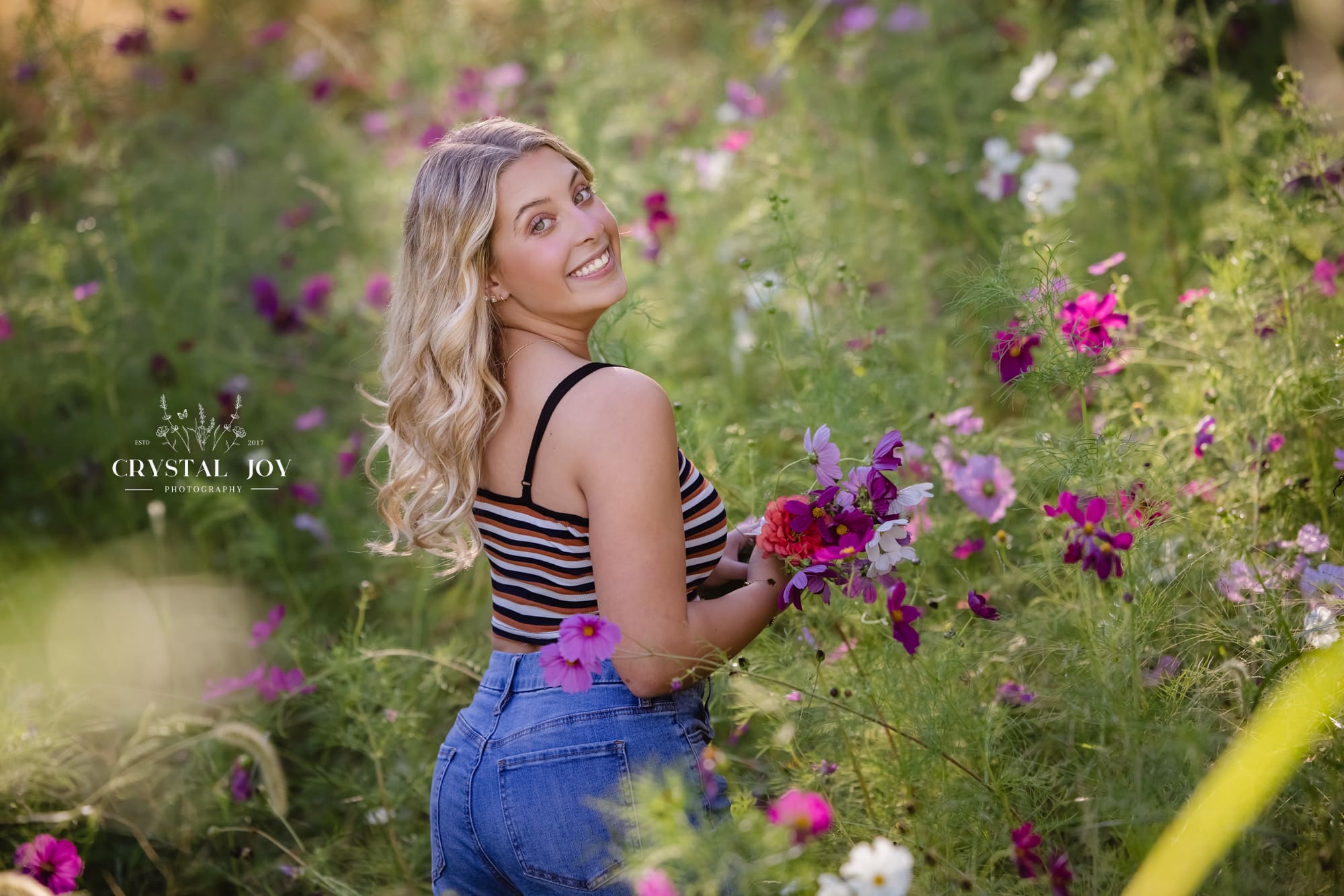 Senior girl in Flowers